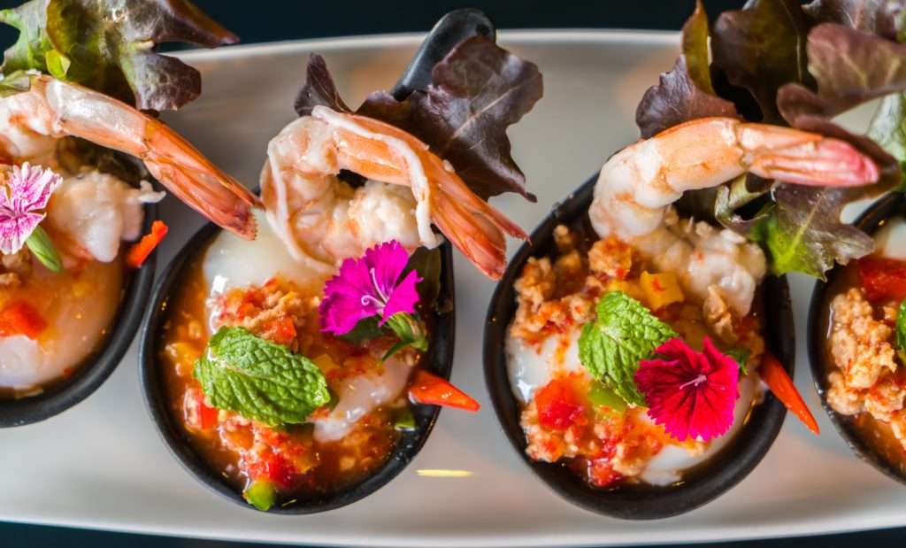 platos con marisco más populares en eventos