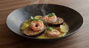 receta de berenjena con marisco
