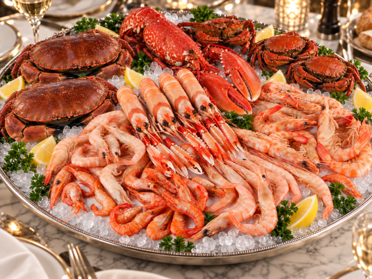 Fuente de Marisco con marisco de Mariscos Almeida